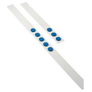 Wandlijst desq 100cm met 5 magneten 32mm blauw | 1 set