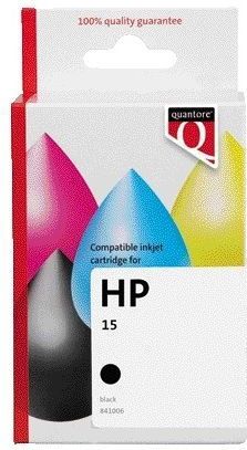 Inktcartridge Quantore alternatief tbv HP C6615D 15 zwart | 20 stuks