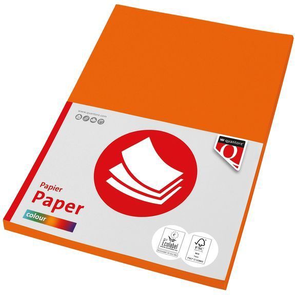 Quantore - Col-100 - Kopieerpapier - Oranje - A4 - 120 gram
