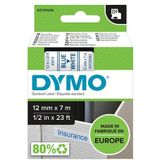 DYMO - D1 Labels - Wit - 12 mm x 7 m - Zelfklevende Etiketten voor LabelManager