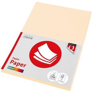 Kopieerpapier Quantore Colour A4 120gr creme 100 vel | 10 stuks