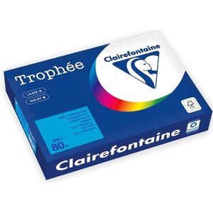 Kopieerpapier Trophée A4 80gr caribenblauw 500 vel | 5 stuks