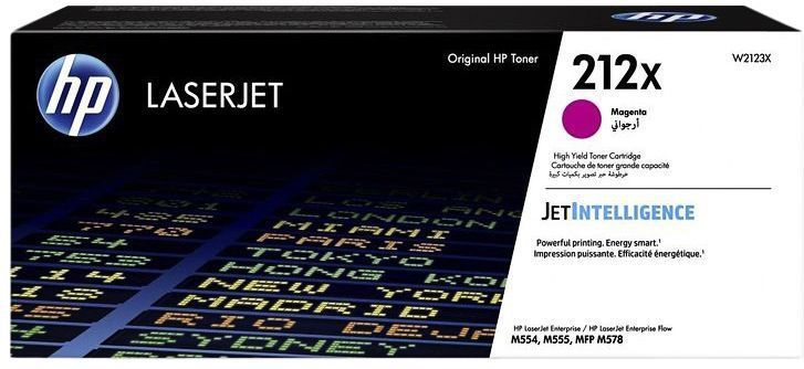 Tonercartridge hp w2123x 212x rood