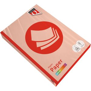 Kopieerpapier Quantore Colour A4 80gr zalm 500 vel