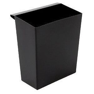 Inzetbak voor vierkante tapse papierbak zwart | 1 stuk