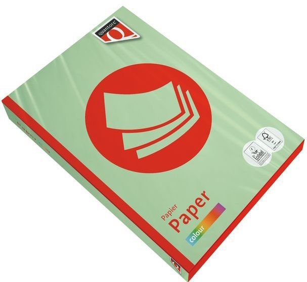 Kopieerpapier quantore colour a4 120gr appelgroen | 5 stuks