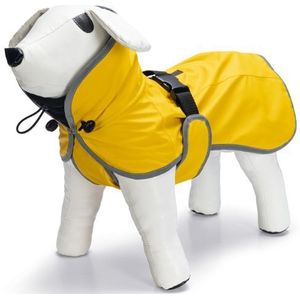 Beeztees Caro - hondenjas - regenjas geel 52cm