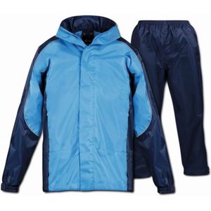 Anuy AR1440 - Kinderregenpak - blauw - 140