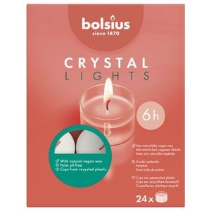 Bolsius Crystal Lights - Waxinelichtjes - 24 stuks