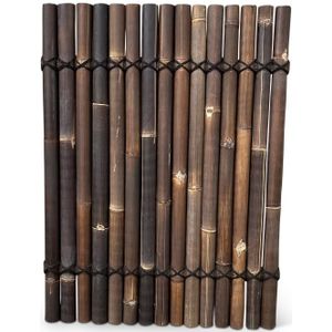 Bamboe schutting halfrond - 90 x 120 cm - Donker - Eviro Bamboe