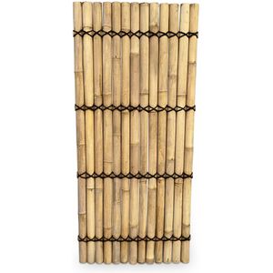 Bamboe schutting halfrond - 90 x 200 cm - Naturel - Eviro Bamboe
