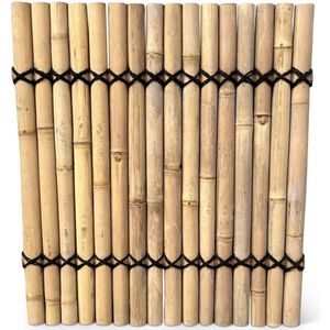 Bamboe schutting halfrond - 90 x 100 cm - Naturel - Eviro Bamboe