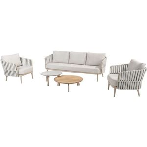 Eva stoel bank loungeset 5 delig latte rope Taste 4SO