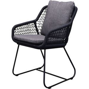 Savona dining tuinstoel rope antraciet