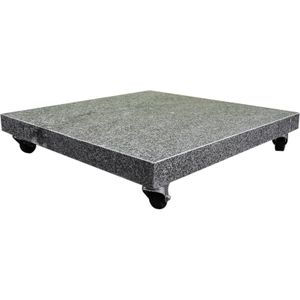 AVH parasolvoet 90 kg Hacienda / Siesta met 4 wielen graniet  (6,4x6,4)