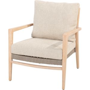 Julia low tuinstoel brushed teak 4 Seasons Outdoor