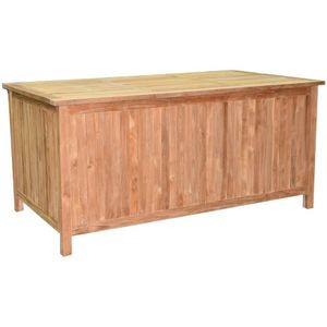 Kussenbox opbergbox XL teak 185x100xH85 cm