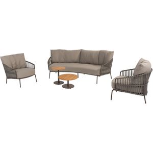 Volta Capalbio stoel bank loungeset 5 delig teak terre 4 Seasons Outdoor