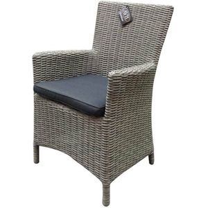 AVH-Outdoor - Capri - Tuinstoel - Grijs - Wicker
