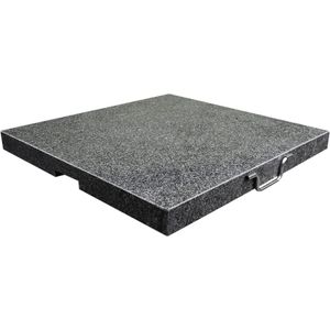 Malibu parasolvoet 75 kg met 2 wielen en handgreep