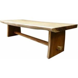 Boomstamtafel 400x120xH77,5 cm - bladdikte 10 cm