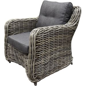 Barakaldo premium lounge tuinstoel grijs