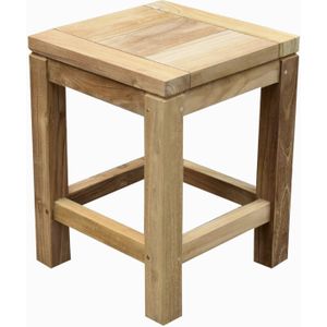 Boris bijzettafel 35x35xH46 cm teak