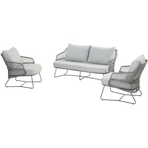 4 Seasons Outdoor - Cempre - Loungeset - 3 Delig - Rope