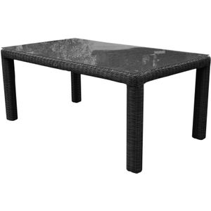 Bergamo dining tuintafel 180x100xH78 cm antraciet