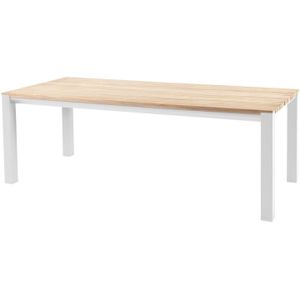 Ridge dining tuintafel teak wit aluminium 220x95xH75 cm  Taste 4SO