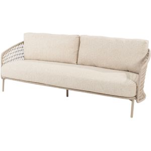 Puccini 3-zits bank met 3 kussens latte 4 Seasons Outdoor