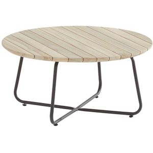 Axel lounge tuintafel 73xH35 cm rond teak 4-Seasons Outdoor