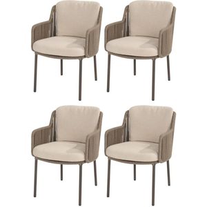 Bernini dining tuinstoel terre 4 Seasons Outdoor set van 4