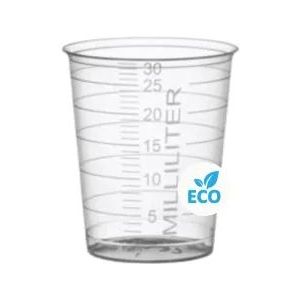 Medicijnbekers ECO (pp) 30 ml 6400 stuks
