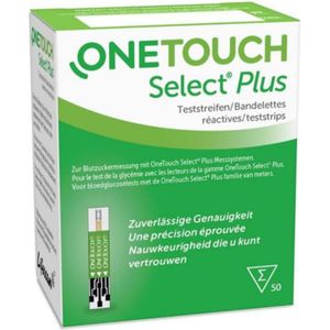 One Touch Select Plus teststrips 50 stuks