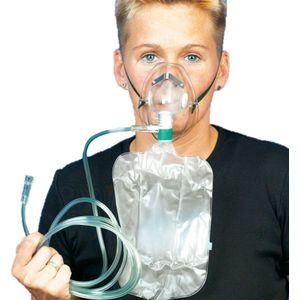 Zuurstofmasker met reservoir en slang voor volwassenen