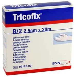 Tricofix - Buisverband - Wit - 100% Katoen - 20 Meter