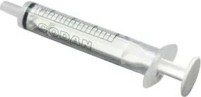 Codan spuit 2 ml 0,1 kalibratie