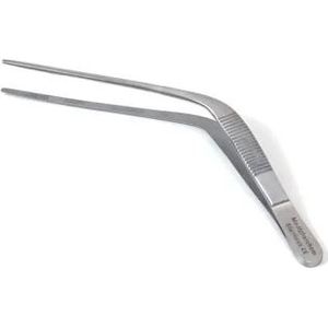 Gebogen pincet Troeltsch kniemodel 13 cm