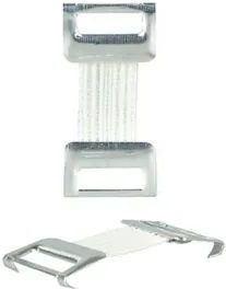 Verbandhechters - Verbandklemmen - Wit - 50 Stuks