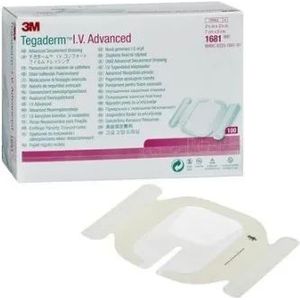 Tegaderm I.V. transparante infuuspleister 7x8cm