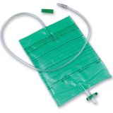 Curion curibag urinebedzak groen met kruiskraan 90cm 2 liter 25 stuks