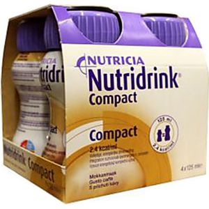 Nutridrink Compact drinkvoeding Mokka 4x125ml