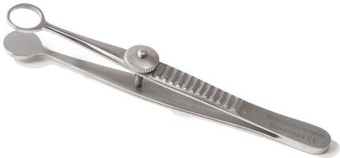 Oogpincet Ayer Chalazion rond 6 cm