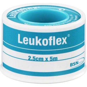 Leukoflex hechtpleister 2,5cm x 5m