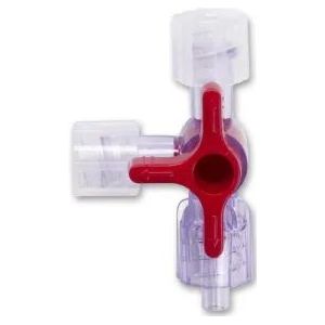 Driewegkraan steriel, 3 stuks