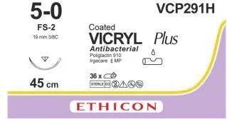 Vicryl hechtdraad Plus 5-0 (FS-2) VCP291H 36 stuks