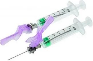 BD Eclipse veiligheidsnaald 22G zwart 0,7x30mm