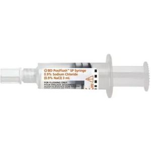 BD PosiFlush spuit 3ml 0,9% NACL 30 stuks