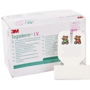 Tegaderm I.V. transparante infuuspleister 5x5,7cm